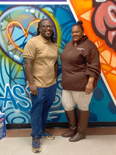 BSA Facilitators: Dayron Proctor and Shakita Johnson help students celebrate African American culture through events like Afro Fest.
