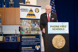Governor Murphy signed the law banning cell phones in public schools on January 8th 2026.